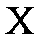 Uppercase Chi "X"